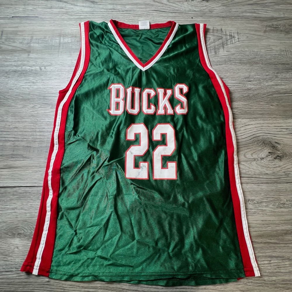 Park Antony Milwaukee Bucks Jersey Mens XL Green Michael Redd 22 Basketball NBA